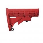 AR-15 Collapsible Standard Version Stock Body-Mil Spec- Cerakote Red